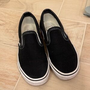 Vans Black Slip-On Sneakers